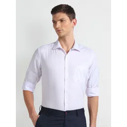 Arrow Spread Collar Opaque Cotton Autopress Formal Shirt-picture-33
