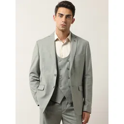 Arrow Tailored-Fit Double-Breasted Three-Piece Suit-picture-26