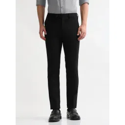 Arrow Textured Dobby Weave Trousers-picture-37