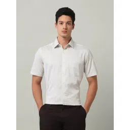 Arrow White Cotton Regular Fit Printed Shirt-picture-42
