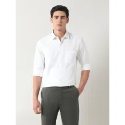 Arrow White Cotton Slim Fit Shirt-picture-21