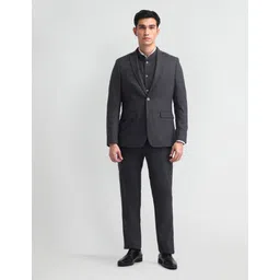 Men 3-piece Self Design Suit-image-48