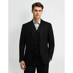 Men 3-piece Solid Suit-image-47
