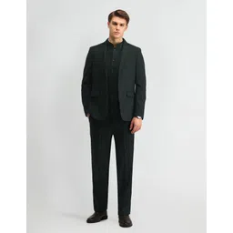 Men 3-piece Solid Suit-image-31