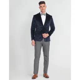arrow Men Solid Single Breasted Formal Blazer image 3