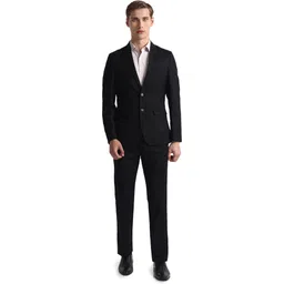 arrow Men Two Piece Solid Suit image 1