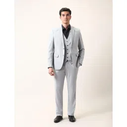 arrow Men's Self Design Three Piece Ceremonial Suit image 4