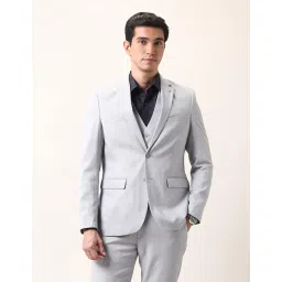 arrow Men's Self Design Three Piece Ceremonial Suit image 1