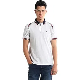Men's Solid Half Sleeves Regular Fit Cotton Polo Shirt-image-39