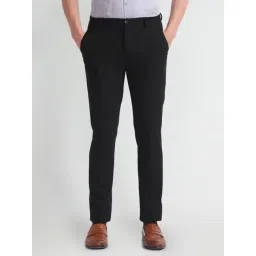 arrow new york Arrow Newyork Black Slim Fit Trousers-picture-28