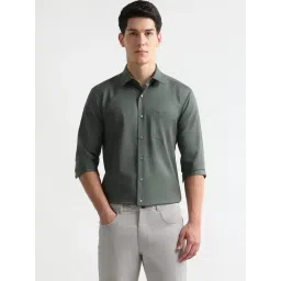 arrow new york Arrow Newyork Manhattan Slim Fit Solid Shirt-picture-35