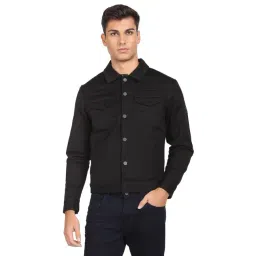 Arrow New York Black Cotton Regular Fit Jacket-picture-38