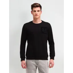 Arrow New York Black Cotton Regular Fit Sweatshirt-picture-41