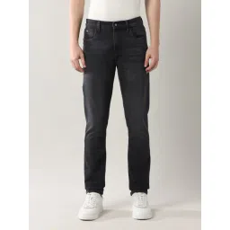 Arrow New York Black Cotton Slim Fit Jeans-picture-41