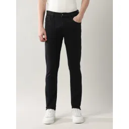 Arrow New York Black Cotton Slim Fit Jeans-picture-40