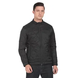 Arrow New York Black Regular Fit Quilted Jacket-picture-36