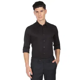 Arrow New York Black Slim Fit Shirt-picture-32