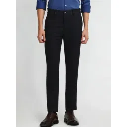 Arrow New York Blue Slim Fit Checks Trousers-picture-26