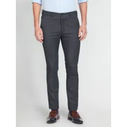 Arrow New York Blue Slim Fit Trousers-picture-32