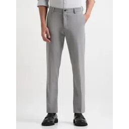 Arrow New York Grey Regular Fit Trousers-picture-18