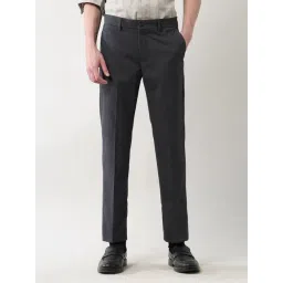 Arrow New York Grey Regular Fit Trousers-picture-46