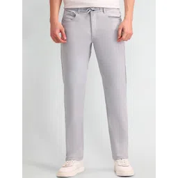 Arrow New York Men Classic Slim Fit Trousers-picture-20