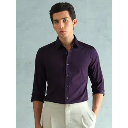 Arrow New York Men Manhattan Fit Solid Spread Collar Formal Shirt-picture-29