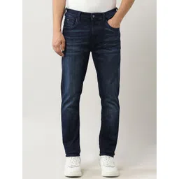 Arrow New York Men Slim Fit Mid-Rise Heavy Fade Cotton Jeans-picture-35