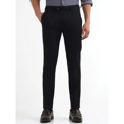 Arrow New York Men Striped Slim Fit Formal Trousers-picture-21