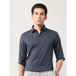 Arrow New York Slim Fit Striped Long Sleeves Formal Shirt-picture-38