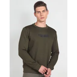 Arrow New York Typography Printed Long Sleeve Pullover Sweatshirt-picture-28