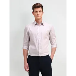 Arrow New York White Cotton Slim Fit Printed Shirt-picture-35