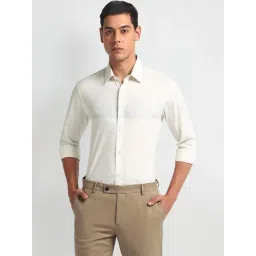 Arrow New York White Slim Fit Striped Shirt-picture-18