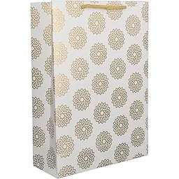 Arrow Paper Products Golden Chakras Paper Gift Bags for Return Gift, Small Presents, Weddings, Birthday, Holiday Presents (20.32x7.62x27.94 Cm, Pack of 30)-picture-12