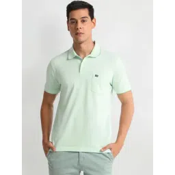 arrow sport Arrow Sports Green Regular Fit Polo T-Shirt-picture-17