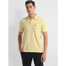 arrow sport Arrow Sports Yellow Regular Fit Polo T-Shirt-picture-24