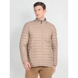 Arrow Sport Beige Regular Fit Quilted Jacket-picture-40