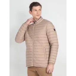 Arrow Sport Beige Regular Fit Quilted Jacket image 3