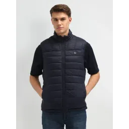 Arrow Sport Blue Regular Fit Quilted Reversible Jacket-picture-17