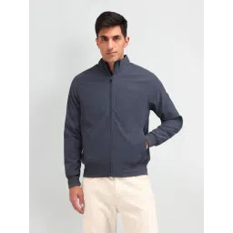 Arrow Sport Blue Regular Fit Self Pattern Jacket-picture-36