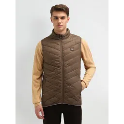 Arrow Sport Brown Regular Fit Quilted Jacket-picture-31