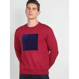 Arrow Sport Geometric Printed Crew Neck Long Sleeve Pullover Sweatshirt-picture-15