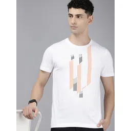 Arrow Sport Geometric Printed Pure Cotton T-shirt-picture-35