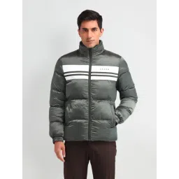 Arrow Sport Green Regular Fit Quilted Jacket-picture-11