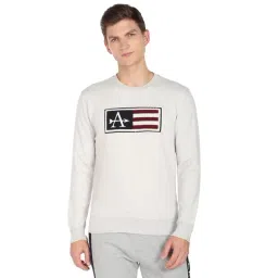 Arrow Sport Grey  Regular Fit Printed SweatShirt-picture-36