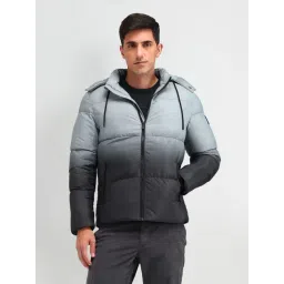 Arrow Sport Grey Regular Fit Quilted Puffer Jacket-picture-38