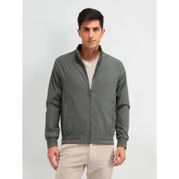 Arrow Sport Grey Regular Fit Self Pattern Jacket-picture-19