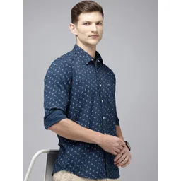 Arrow Sport Manhattan Slim Fit Floral Printed Pure Cotton Casual Shirt-picture-39