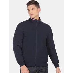 Arrow Sport Men Blue Solid Bomber Jacket-picture-27