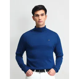 Arrow Sport Men Brand Logo Turtle Neck Pullover Sweaters-picture-28